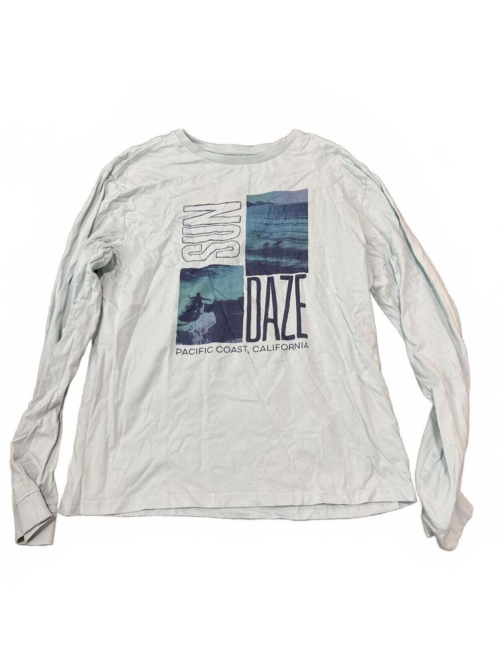 Bixby Nomad White Pacific Coast Long Sleeve Shirt - Kids XL